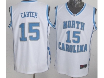 nba north carolina #15 carter white[carter]